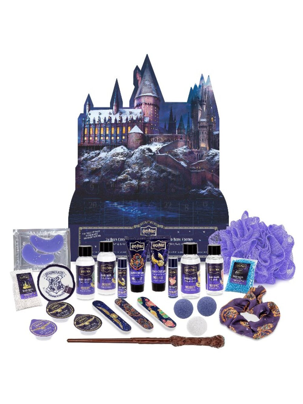 NEW MAD BEAUTY X Harry Potter Castle 24 Days Advent Calendar Bath & Body Set